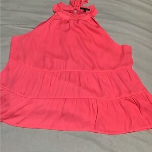 (NWOT)Pink Halter Top for Casual Resort Wear